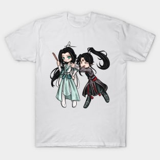 Chibi - Scum Villian's Self Saving System Shen Qingqiu and Luo Binghe T-Shirt